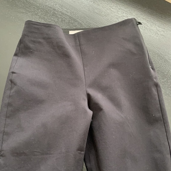 EVERLANE The side zip navy skinny stretch pants 00 - Picture 4 of 9